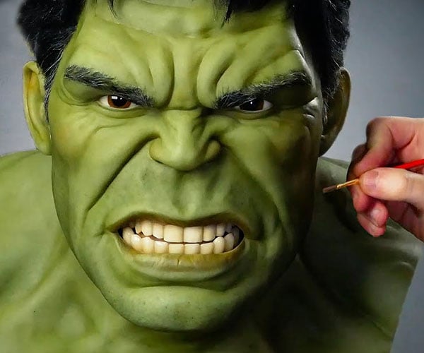 Sculpting Hulk