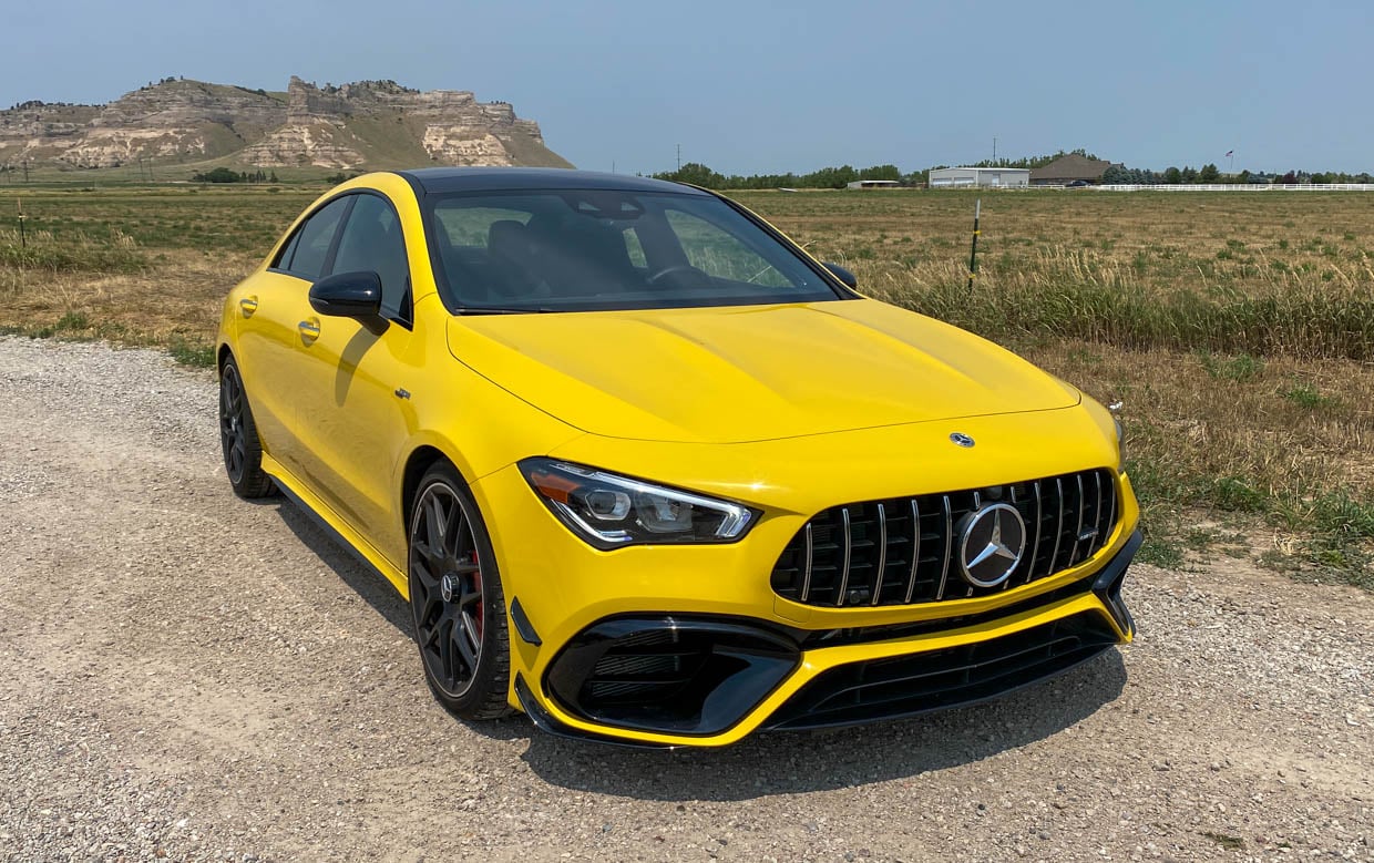 The 2021 Mercedes Benz AMG CLA45 Is a 4-Second Rocket