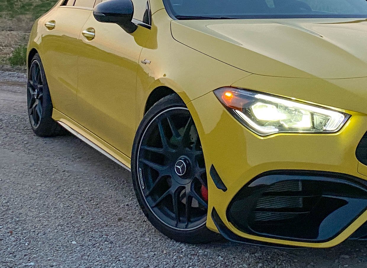 The 2021 Mercedes Benz AMG CLA45 Is a 4-Second Rocket