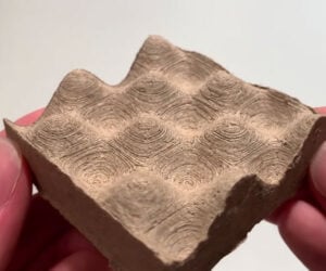 Recycling Cardboard Into 3D Objects
