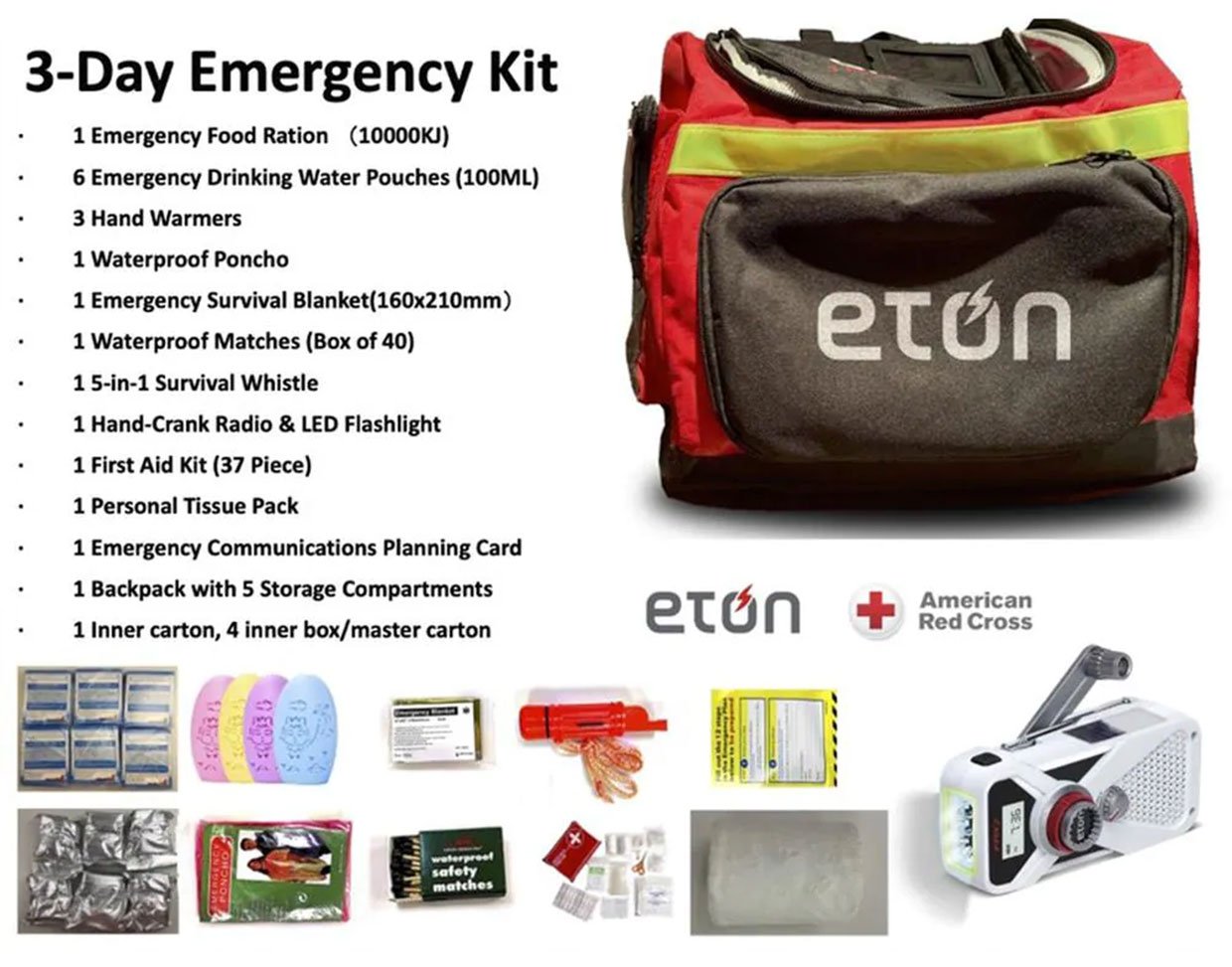 Eton 3-Day Emergency Kit