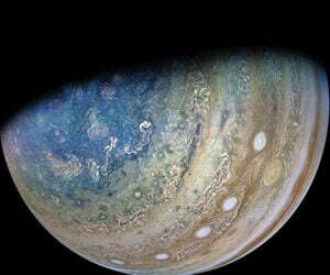 Flying Past Ganymede and Jupiter