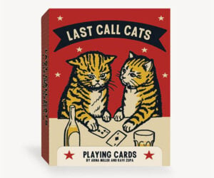 Last Call Cats Playing Cards