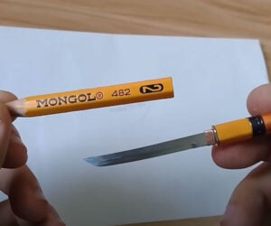 Making a Sword Inside a Pencil