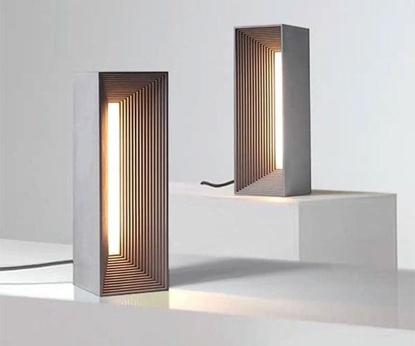 Concrete Portal Table Lamp