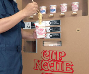 Building a Cardboard Ramen Vending Machine