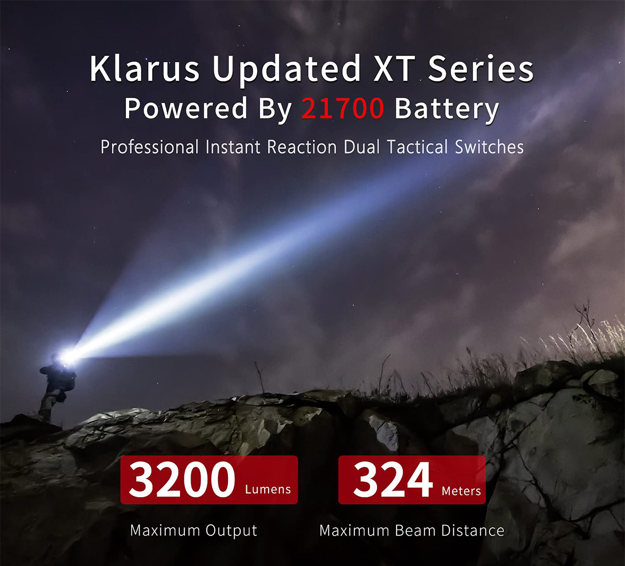 Klarus XT21C Tactical Flashlight