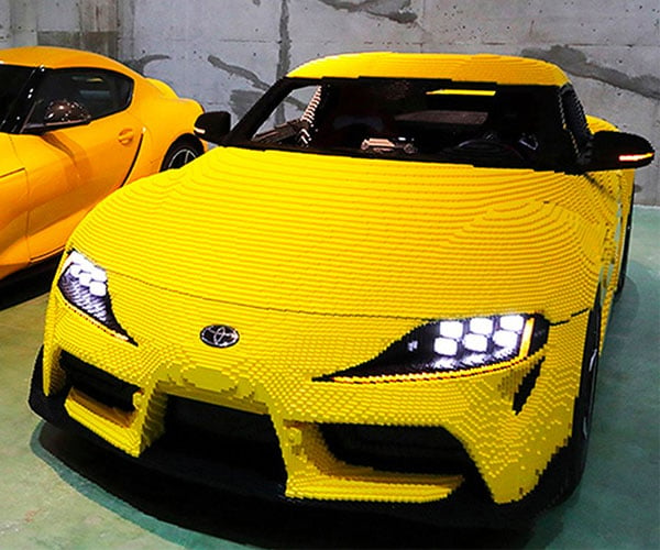 Full-Size LEGO Toyota GR Supra