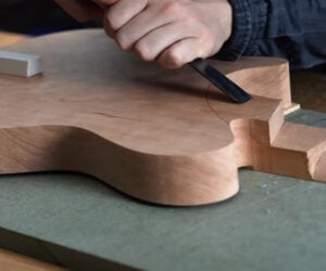 Making a Guitar from a Slab of Wood