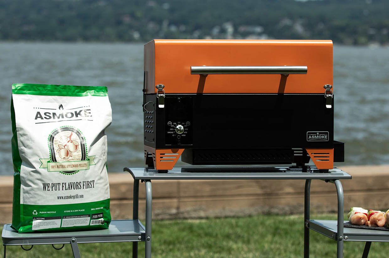 Package Discount : ASMOKE AS350 Portable Wood Pellet Grill and