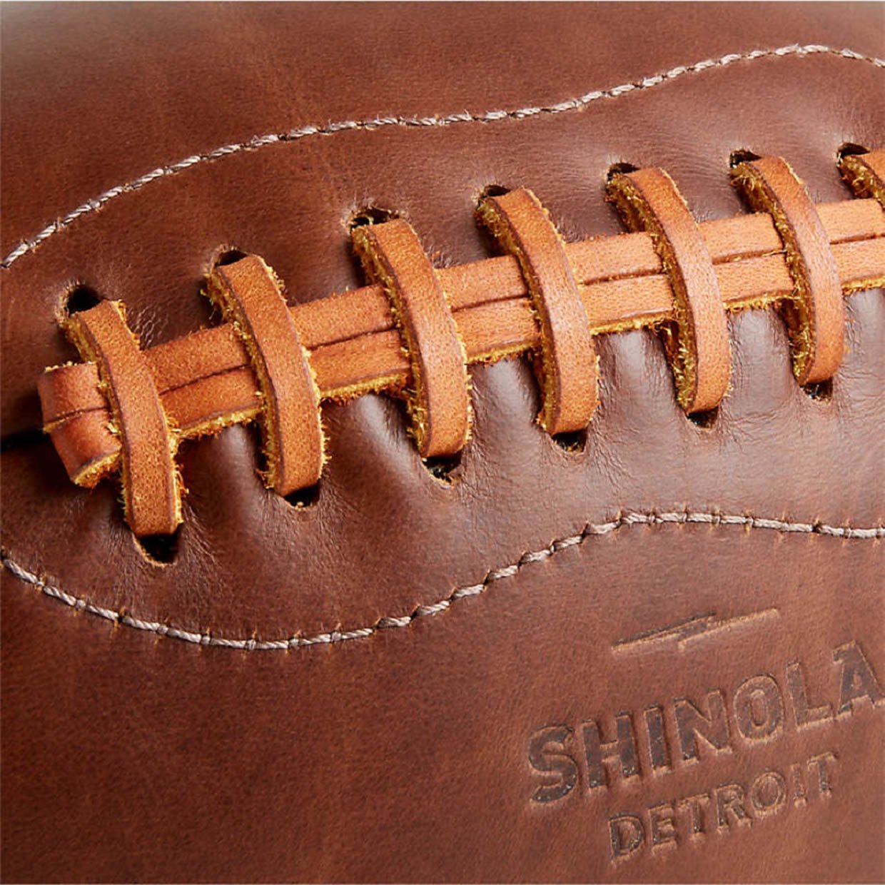 Crate and Barrel x Shinola Leather Football