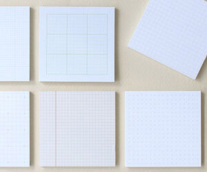 Grid Pattern Sticky Notes