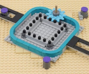 LEGO Mangle Rack Mechanisms