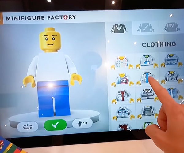 LEGO Store Minifigure Factory