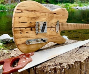 Making a Guitar in the Forest