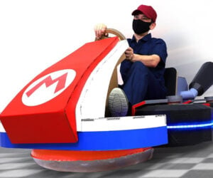 Cardboard Mario Kart Hovercraft