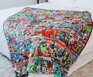 Marvel Comics Fleece Throw Blanket