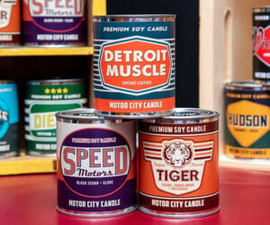 Motor City Oil Can Candles