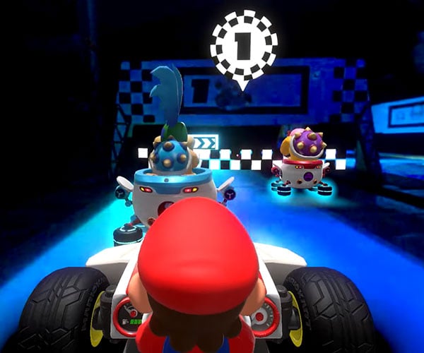 Mario Kart Rainbow Road Real Life Track