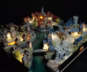 3D Printed Medieval City