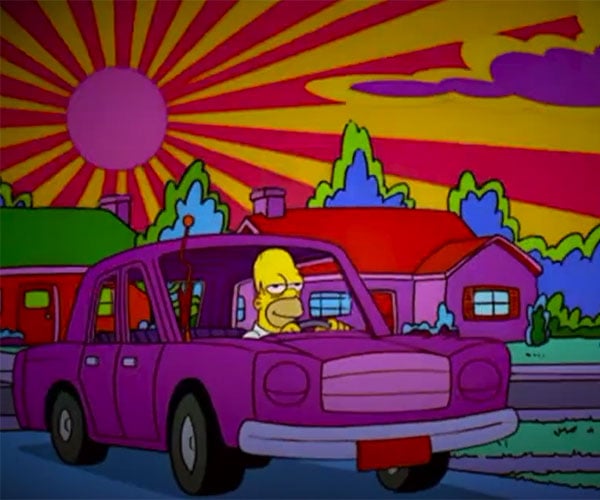 The Simpsons x Futurama x Pink Floyd