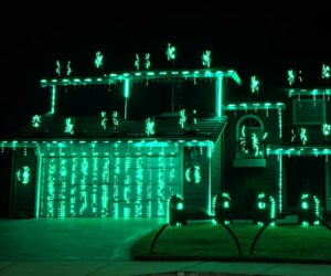 The Matrix Halloween Light Show