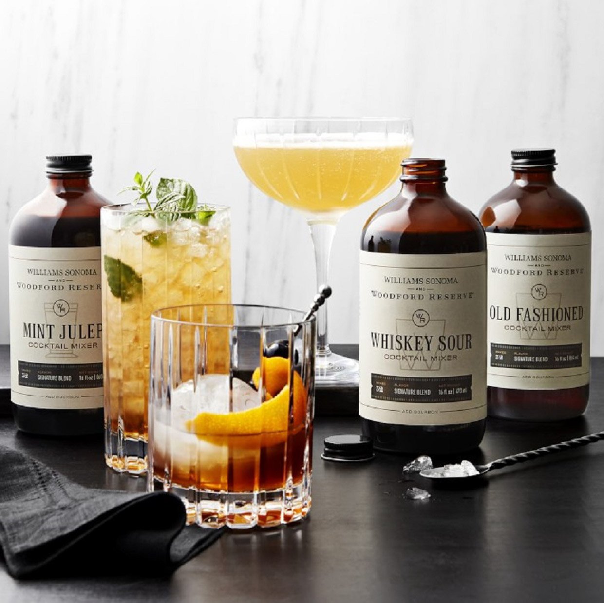 Woodford Reserve x Williams Sonoma Cocktail Mixers