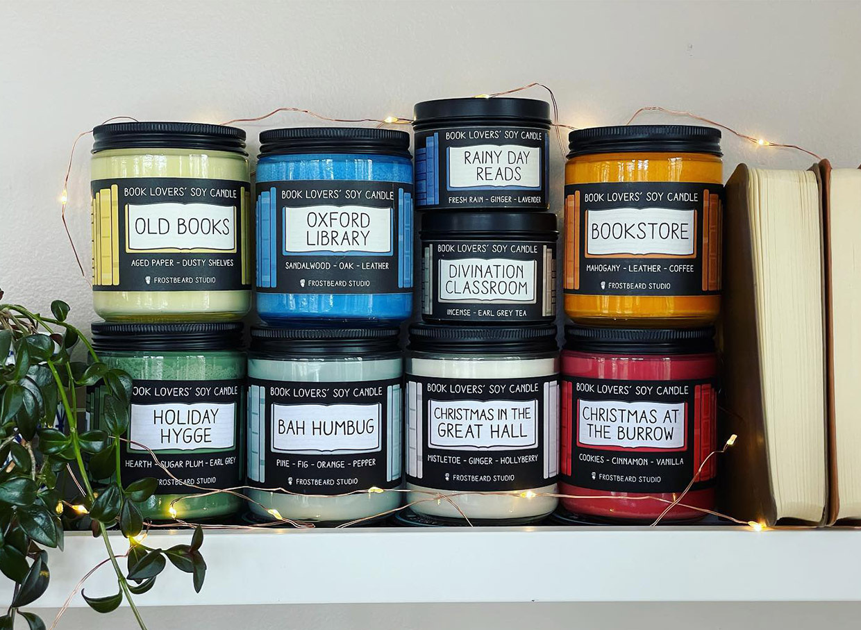 Frostbeard Holiday Candles