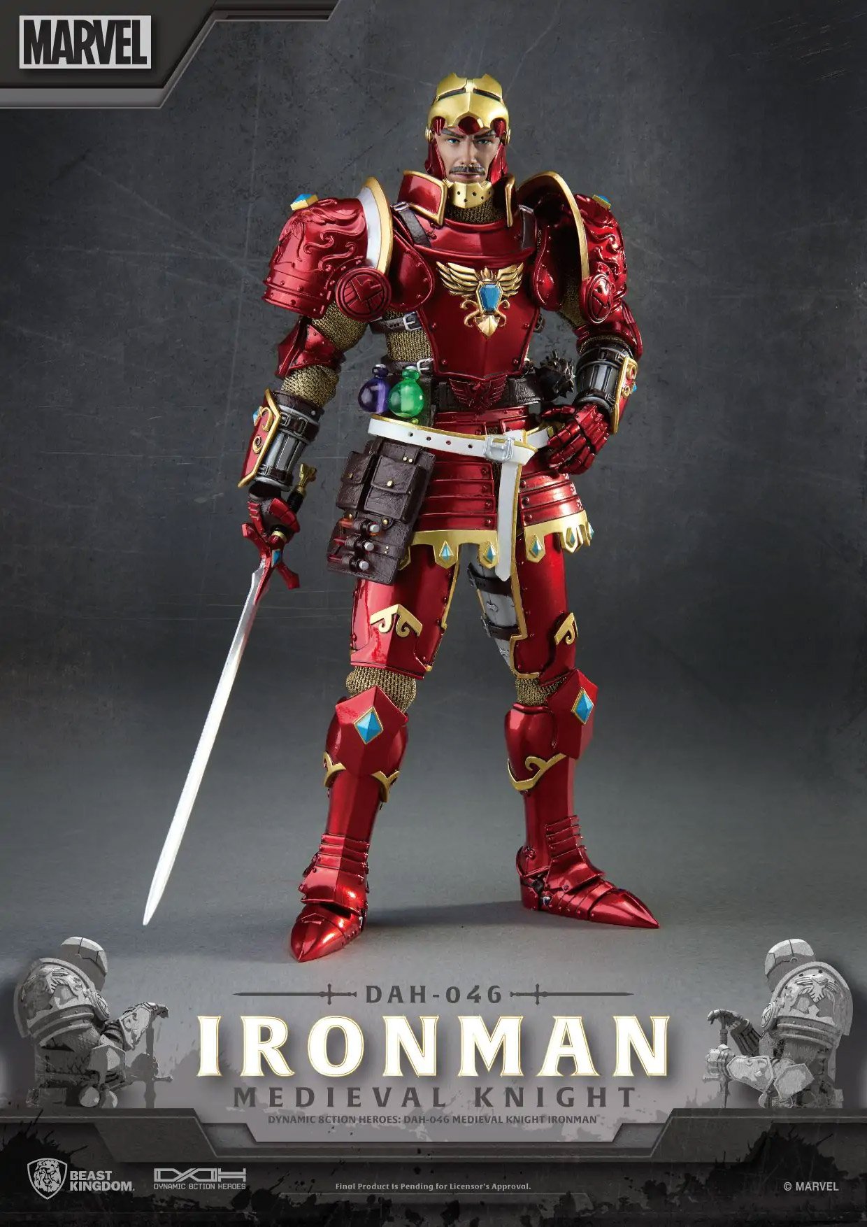 Beast Kingdom Iron Man Medieval Knight
