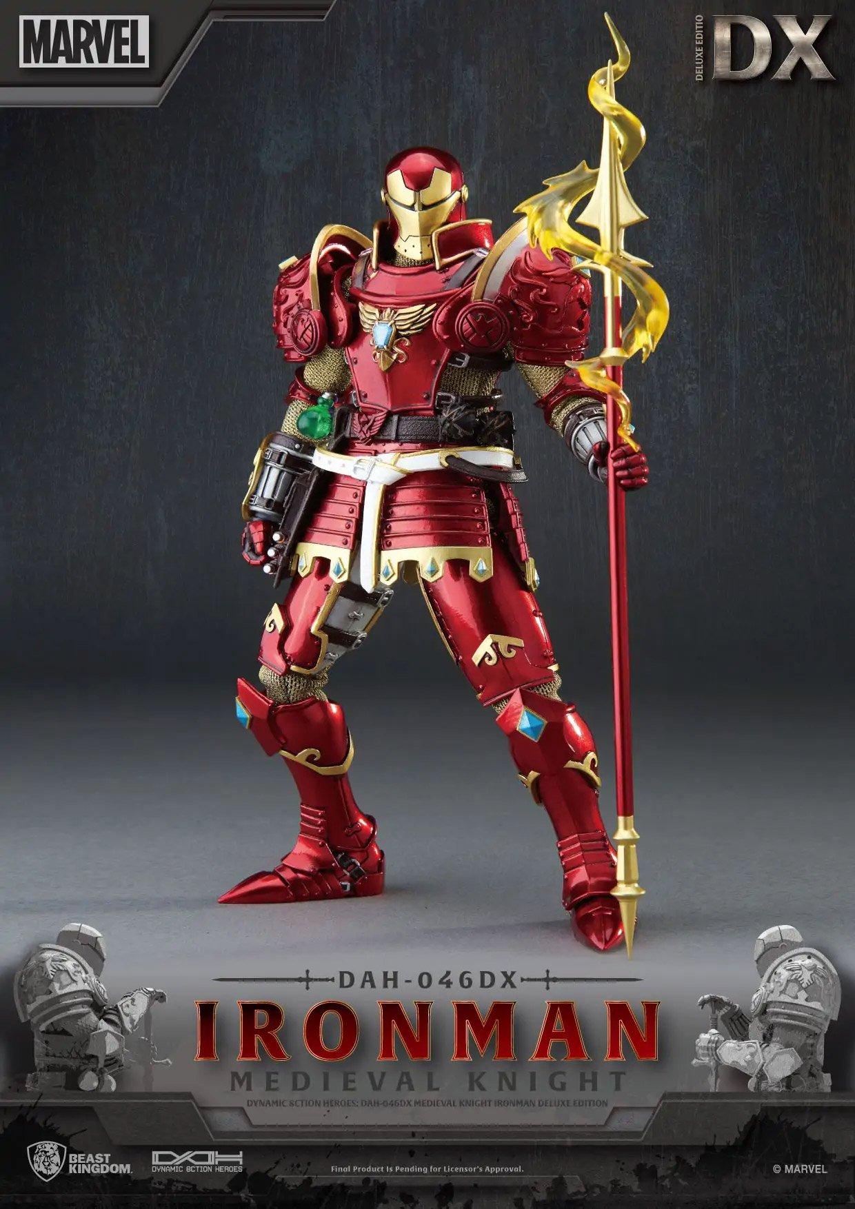 Beast Kingdom Iron Man Medieval Knight