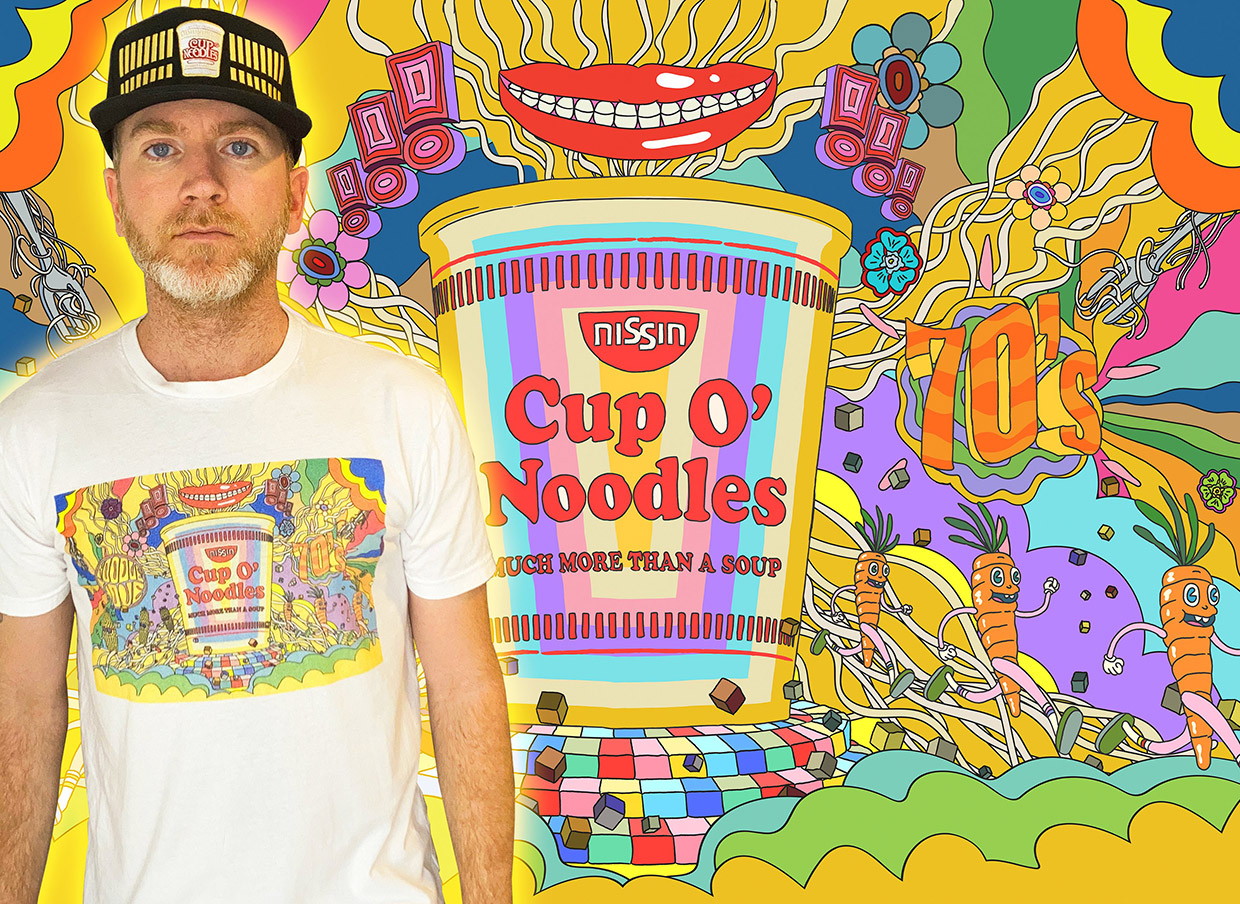 Cup Noodles 70s and 80s T-Shirts