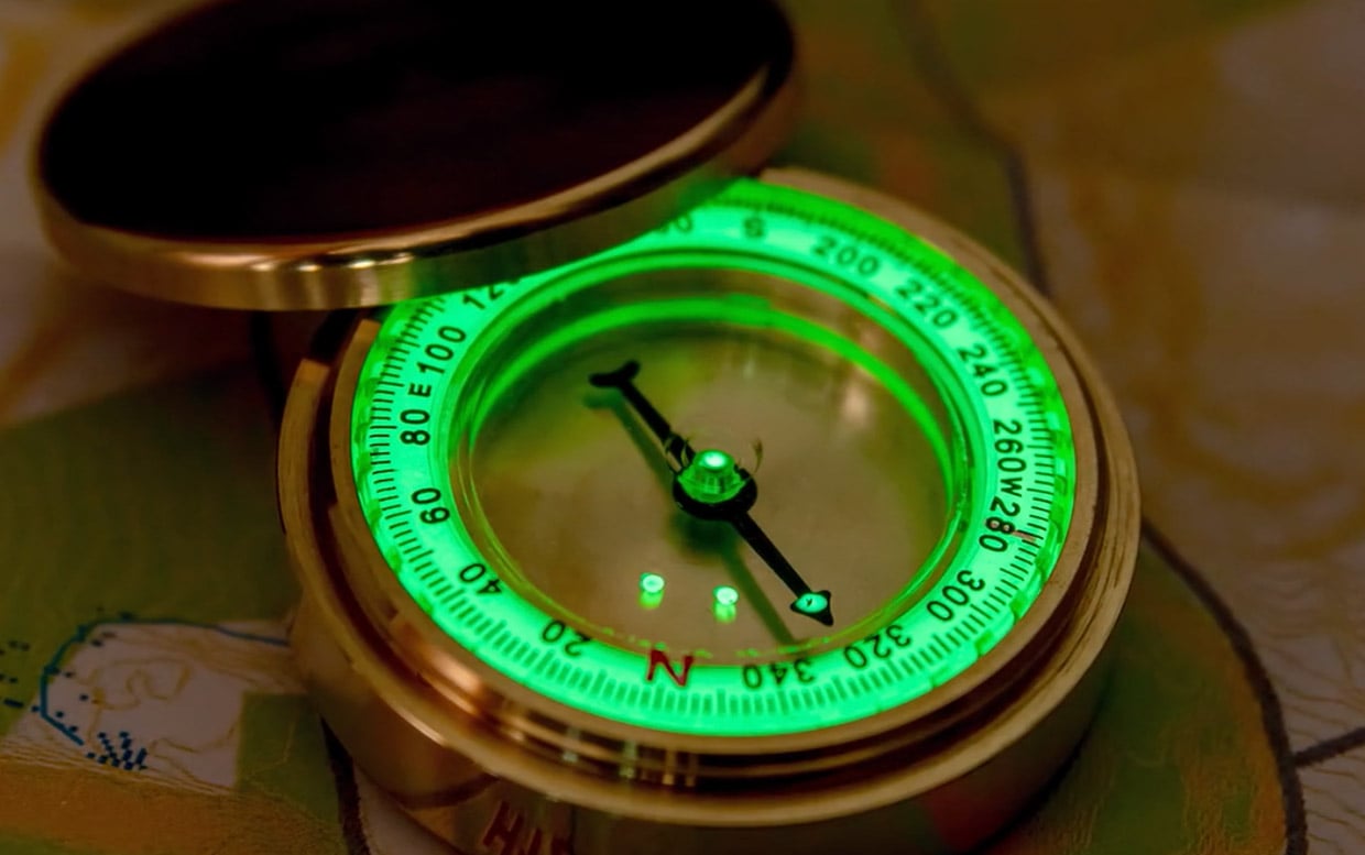 Oceanus Brass Sailor’s Compass