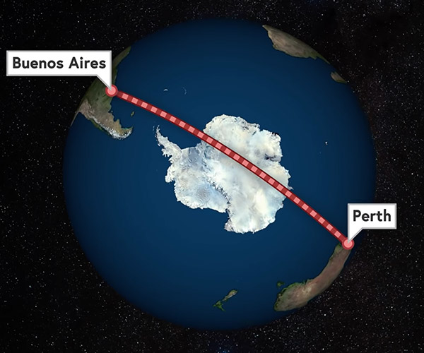Why Don’t Airplanes Fly Over the South Pole?