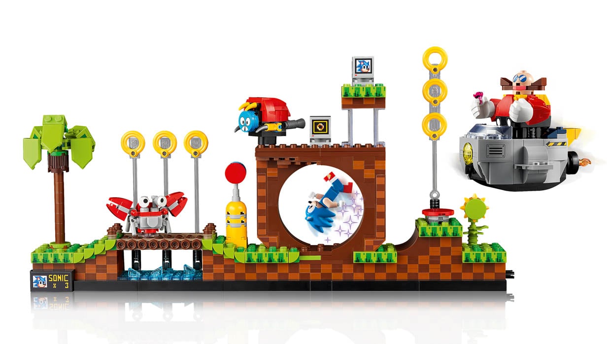 LEGO Ideas Sonic Green Hill Zone Gets Official Release