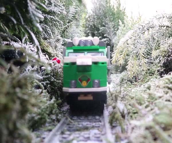 LEGO Winter Train Ride
