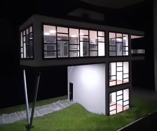 Building a Mini Concrete House