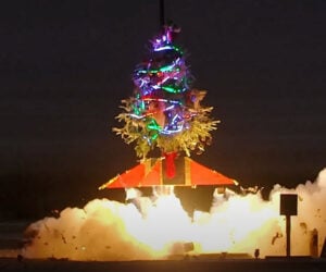 Rocket Christmas Tree