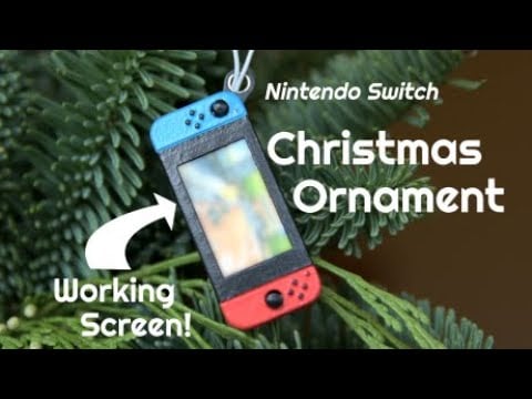 Nintendo switch deals christmas ornament