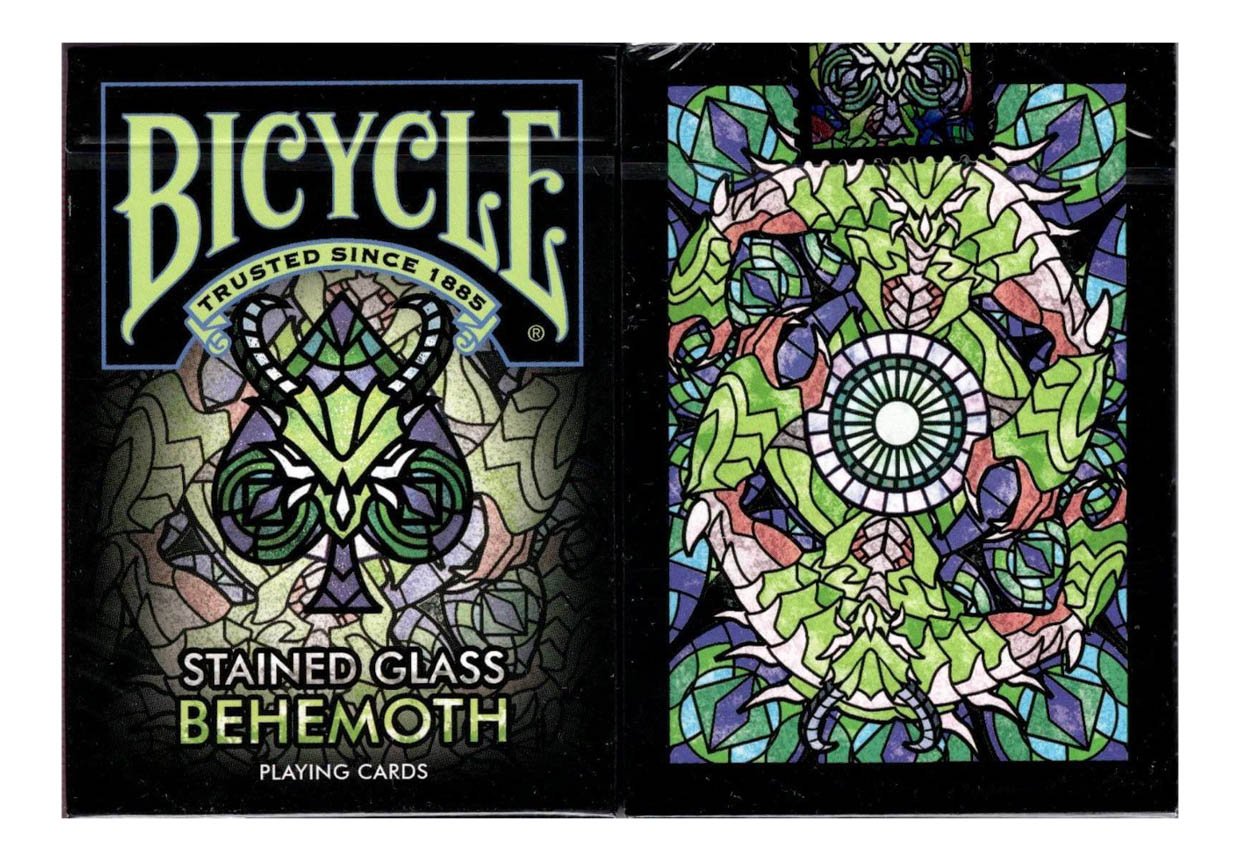 Bicycle Behemoth Stained Glass Playing Cards