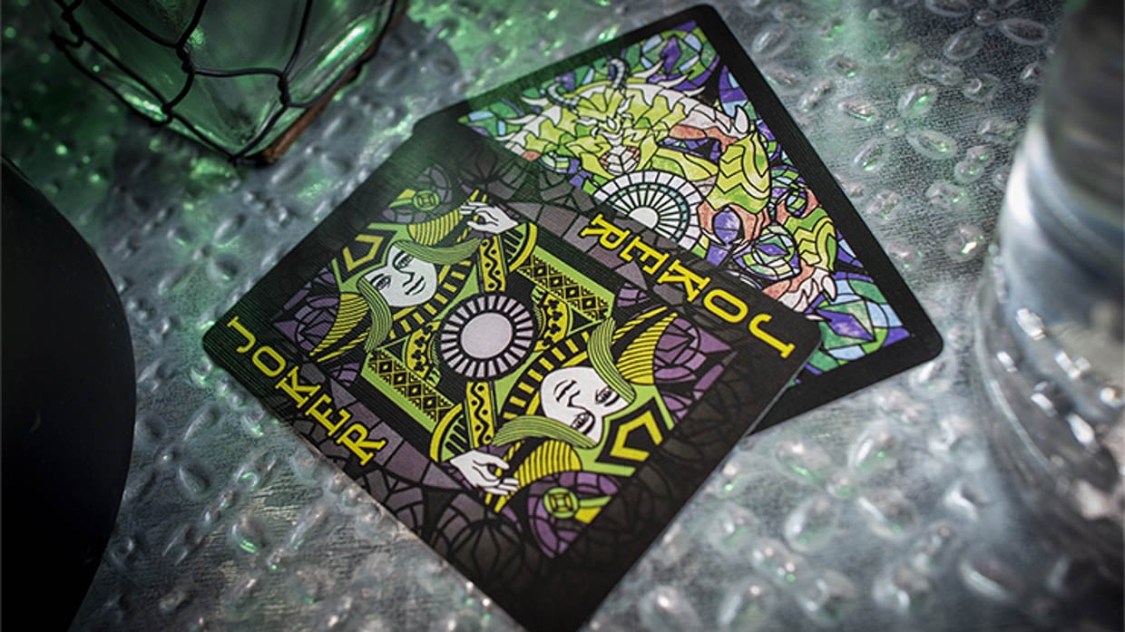 Bicycle Behemoth Stained Glass Playing Cards