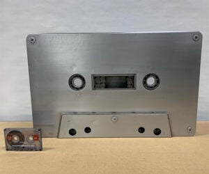 Giant Metal Cassette Tape