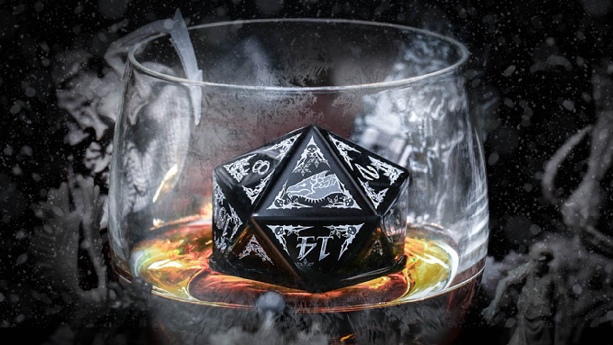 Ice Monsters D20 Whiskey Rocks Will Max Out Your Charisma