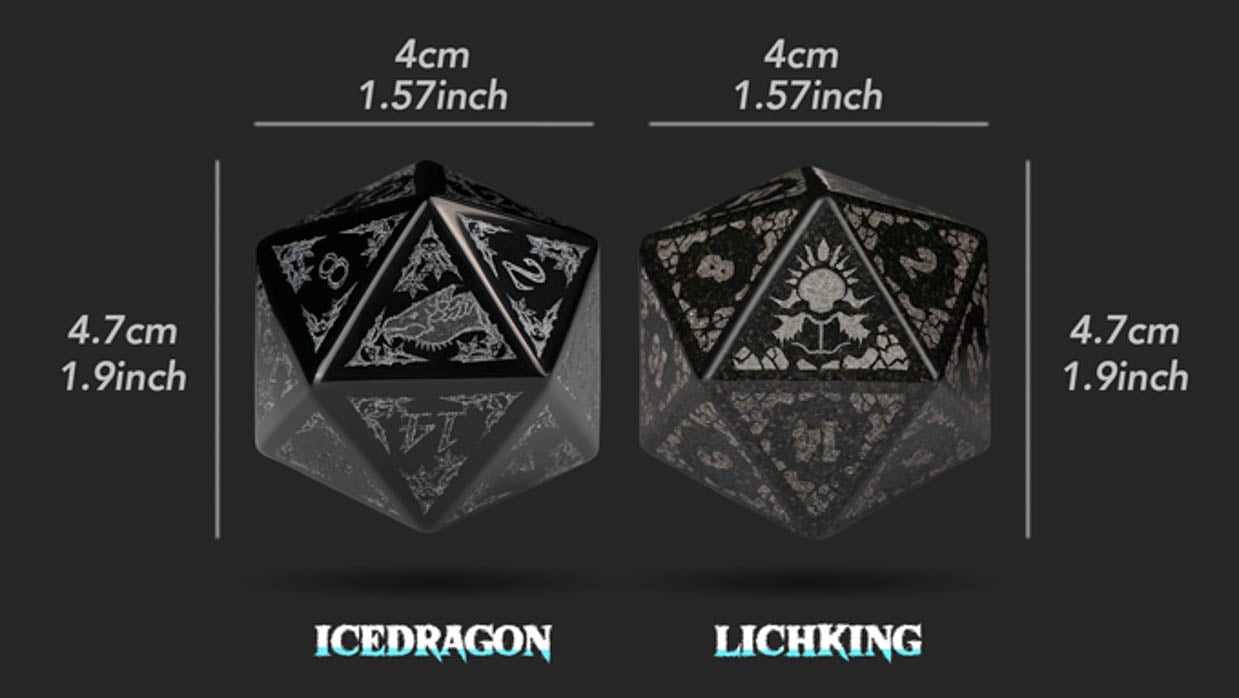 D20 Dice Shaped Fantasy Whisky Ice Mold Dicicle [icemold]