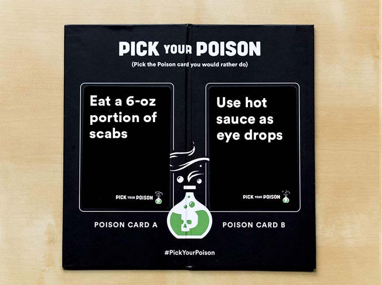 Pick Your Poison Party Card Game