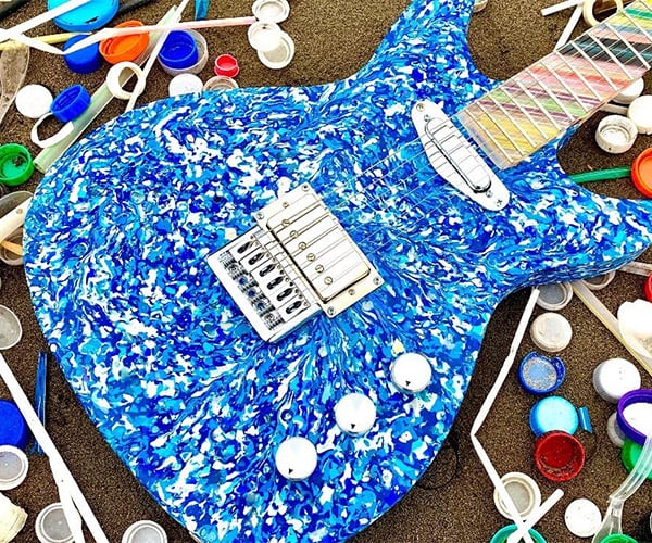 Recycled Ocean Plastic Guitar