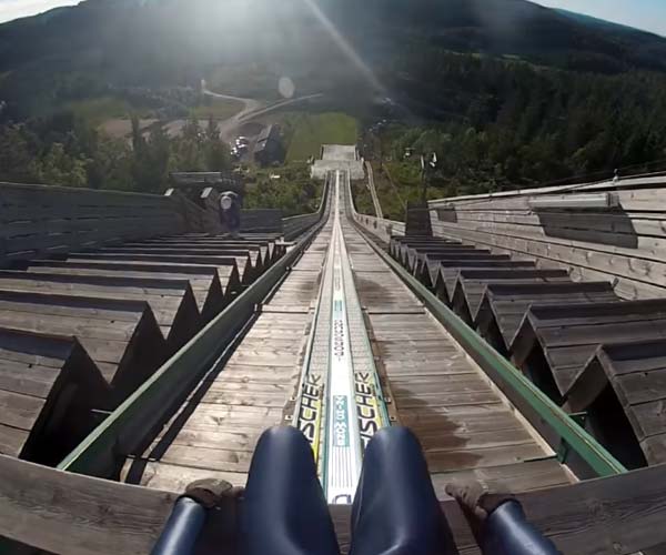 Ski Jump without Snow