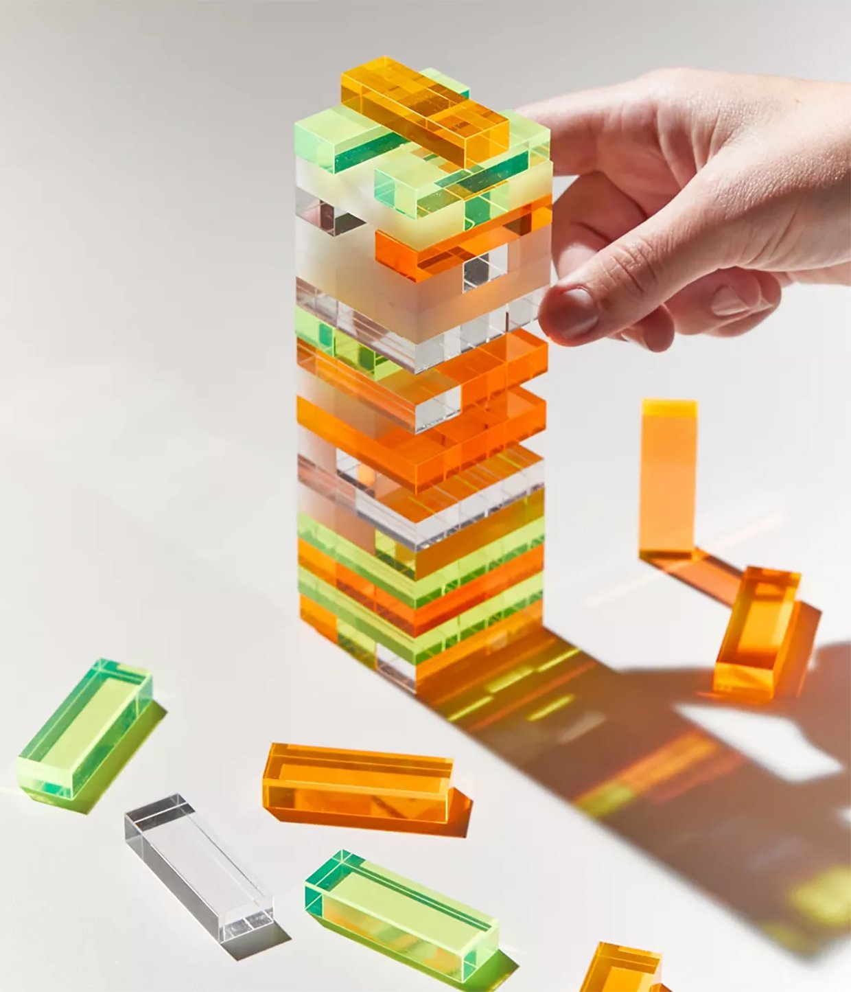 Lucite Tower Game