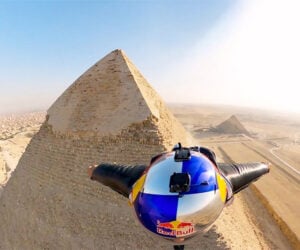 Wingsuits Over the Pyramids