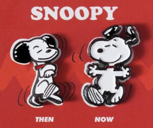 Peanuts Then and Now Pins