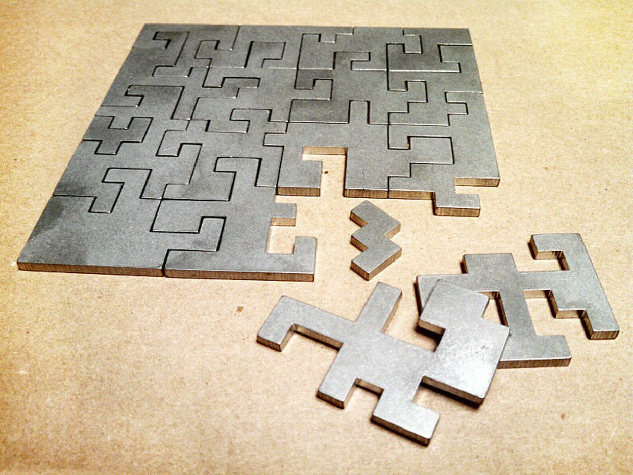 Stainless Steel Jigsaw Puzzle